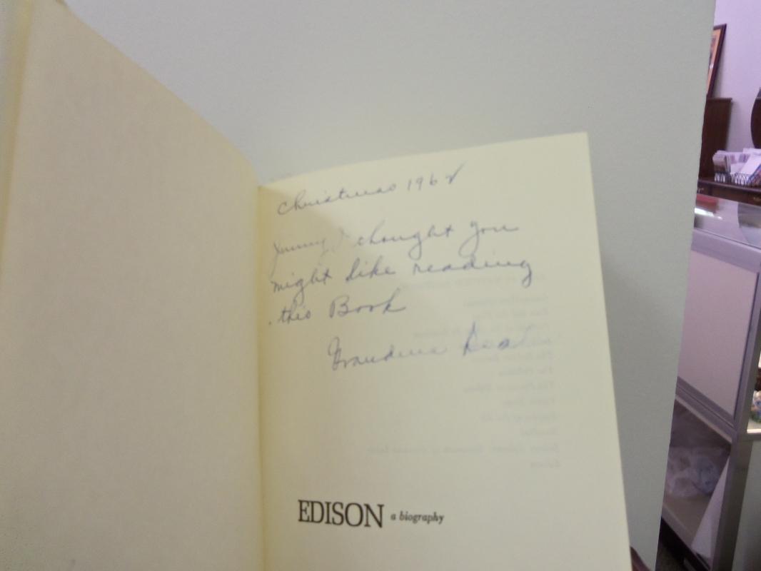 Thomas Edison by Matthew Josephson