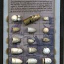 Framed Display of 15 Different Authentic Excavated Civil War Bullets