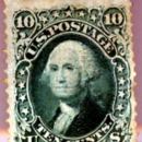 RARE US #96 - 1867 10c Washington MLH FVF
