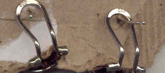 Pierced Gold Swirl Earrings