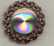 Signed Jewelry Ceaser Leaf Brooch