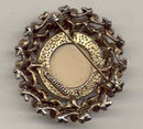 Signed Jewelry Ceaser Leaf Brooch