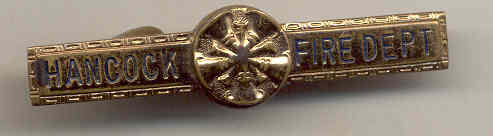 Hancock Fire Dept. Tie Clasp