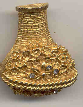 Perfume Jewelry Pin Brooch