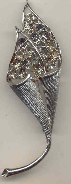 Cornucopia Rhinestone Brooch