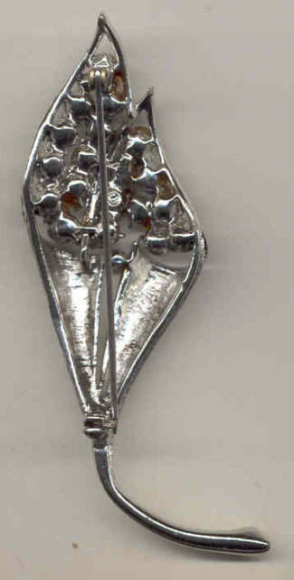 Cornucopia Rhinestone Brooch