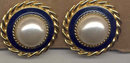 Art Deco Button Earrings