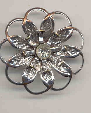 Snowflake Brooch Flower Pin
