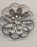 Snowflake Brooch Flower Pin
