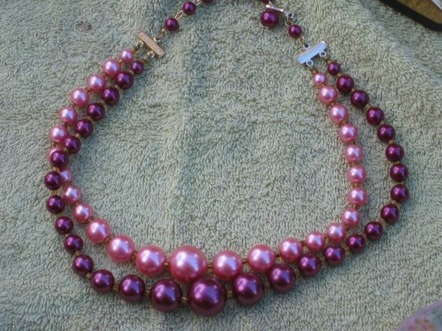 Double Bead Jewelry Necklace