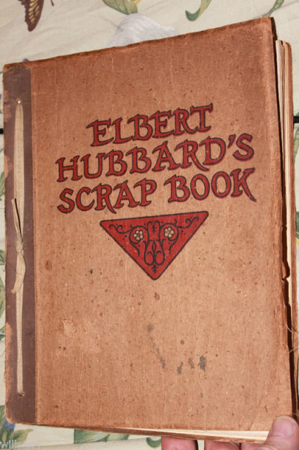 Roycrafters Elbert Hussards Scrapbook 1923 Arts & craft