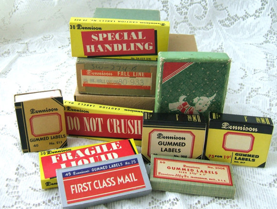 Lot Denninson Vintage Empty Boxes