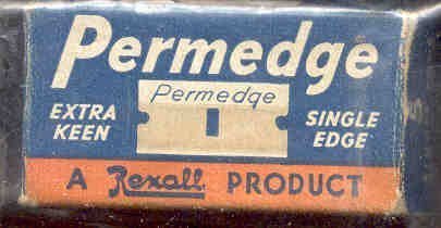 Permedge Razor Blades Full in Box 1950s