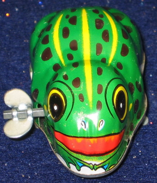 Wind-Up Frog Toy