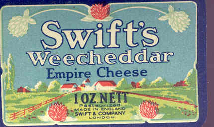 Empire Cheddar Cheese Label