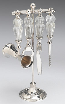 Cut Glass Bar Accessories