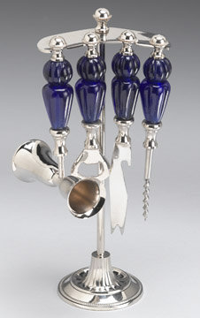 Cut Glass Bar Accessories