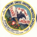French Gruyere Swiss Cheese Label