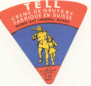 Tell Swiss Cheese Label