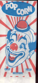 Circus Clown Popcorn Bag