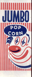 Jumbo Clown Popcorn Bag
