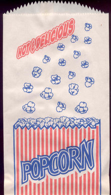 Hot Delicious Movie Popcorn Bag