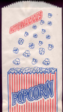 Hot Delicious Movie Popcorn Bag