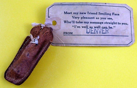 Denver Skookum Native American Indian Doll Mailer