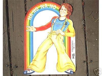 Mork from Ork TV Sign
