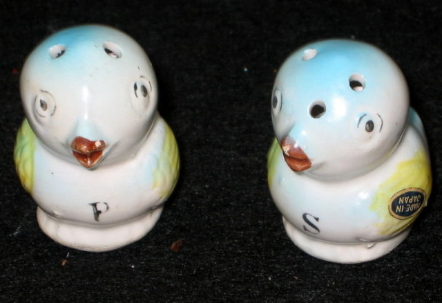 Japan Bird Salt Pepper Shakers
