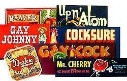 X-Rated Advertisisng Crate Labels