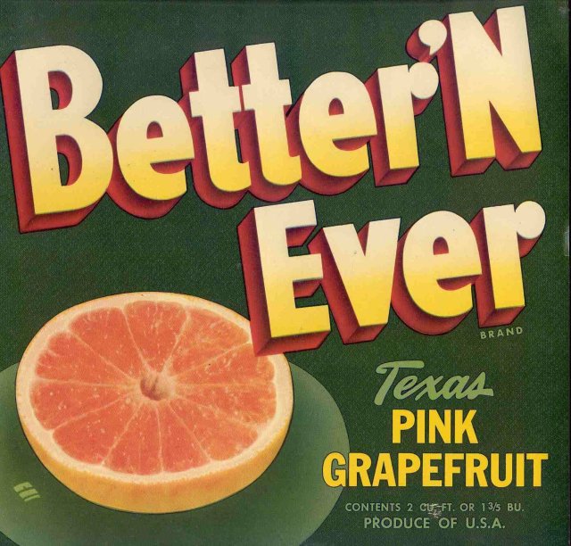 Better Ever Grapefruit Label