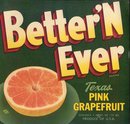 Better Ever Grapefruit Label