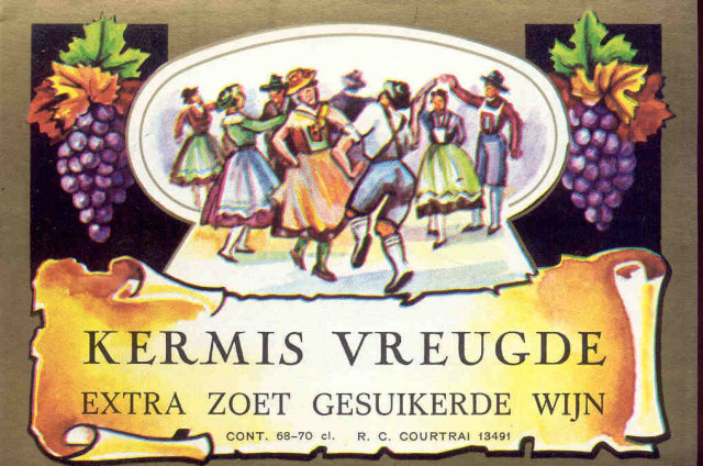 Kermis Vreugde Wine Label