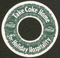 Coca Cola Soda Coke Bottle Hangar Ring