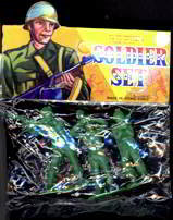 Toy Soldier in Plastic Original Bag 1960s