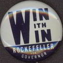 Rockefeller for Governor Pinback Pin