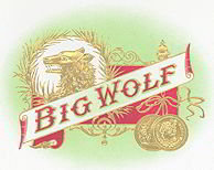 Big Wolf Cigar Box Label
