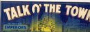 Talk O' The Town Grape Crate Label