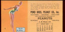 Pond Peanuts Moran Pinup Blotter 1940