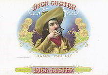 Dick Custer Cigar Label