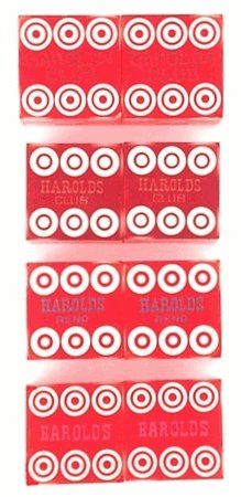 Harold's Club Dice 1960s
