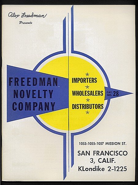 Freedman Novelty Catalog 1958