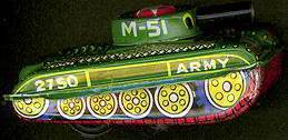 Army Tin Tank 1960s