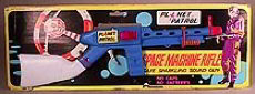 Planet Patrol Space Machine Gun Toy on Card