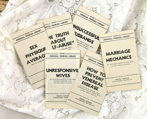 1942 Personal Sex Problems Pamphlets Rare