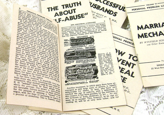 1942 Personal Sex Problems Pamphlets Rare