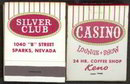 Silver Club Casino Matchbook 1963