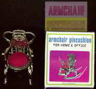 Armchair Pincushion Toy in Box