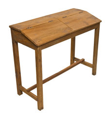 Teakwood Double India School Desks